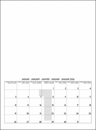 MINI WHITE BLANKOKALENDER DIY BASTEL SELBSTGESTALTEN
